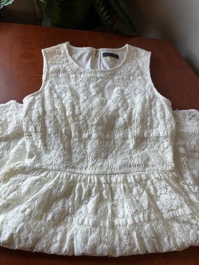White Lace Dress 🤍 Tommy Hilfiger